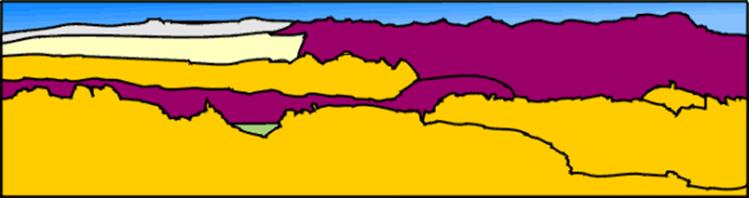 Geologic   sketch of Charyn Canyon